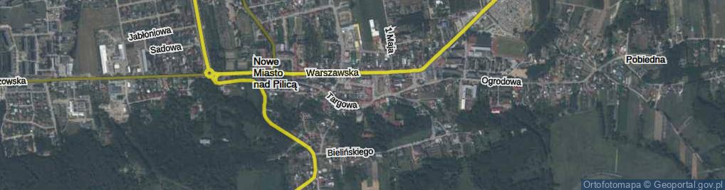 Zdjęcie satelitarne Boczna ul.